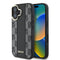DKNY iPhone 16 Plus Orjinal Lisanslı M-safe Şarj Özellikli 3D Yazılı Checkered Pattern Kılıf