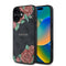 Guess iPhone 16 Plus Orjinal Lisanslı M-safe Şarj Özellikli Gül Baskılı 4G Desenli Yazı Logolu Kılıf