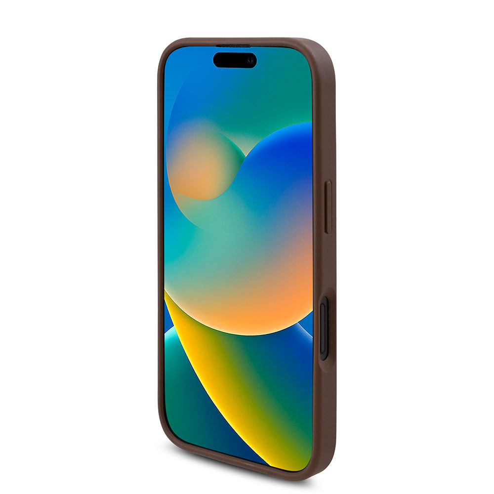 Guess iPhone 16 Plus Orjinal Lisanslı M-safe Şarj Özellikli Gül Baskılı 4G Desenli Yazı Logolu Kılıf