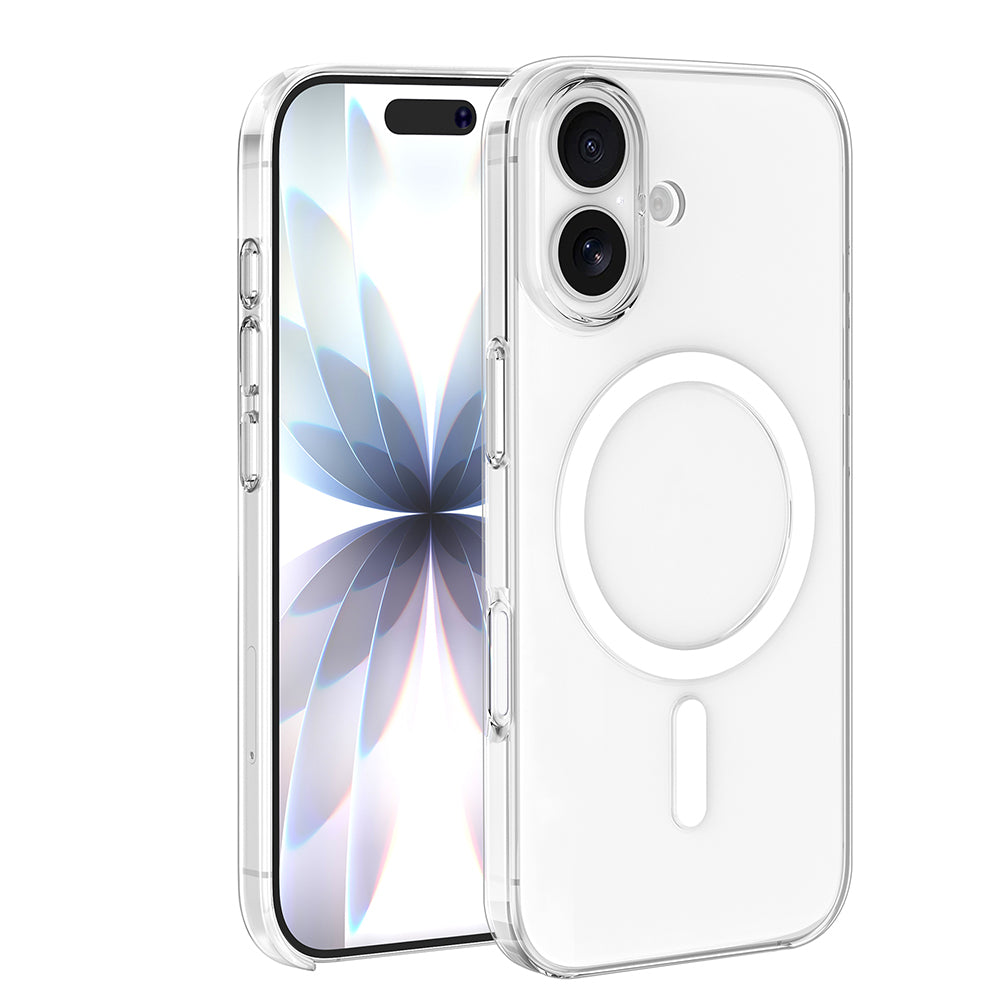 Cepax iPhone 16 Plus IC Çipli Wireless Şarj Özellikli Şeffaf Orjin Kılıf