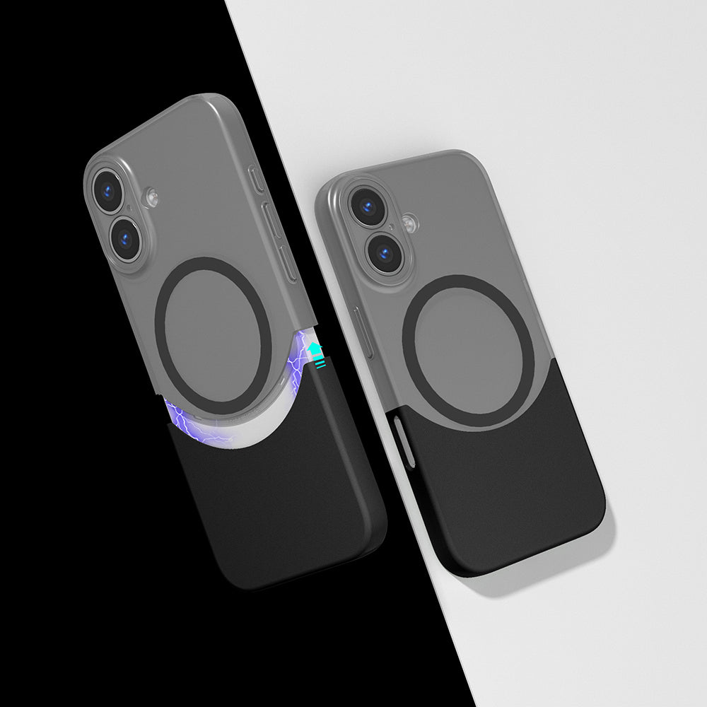 Cepax iPhone 16 Plus M-Safe Şarj Özellikli Mıknatıslı Duble Kılıf