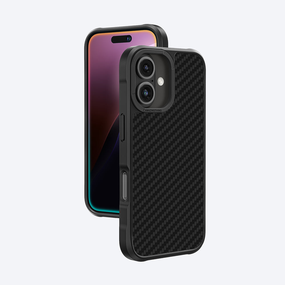 Amazingthing Titan Max Serisi iPhone 16 Plus Magsafe 1500D Aramid Fiber Telefon Kılıfı - 1