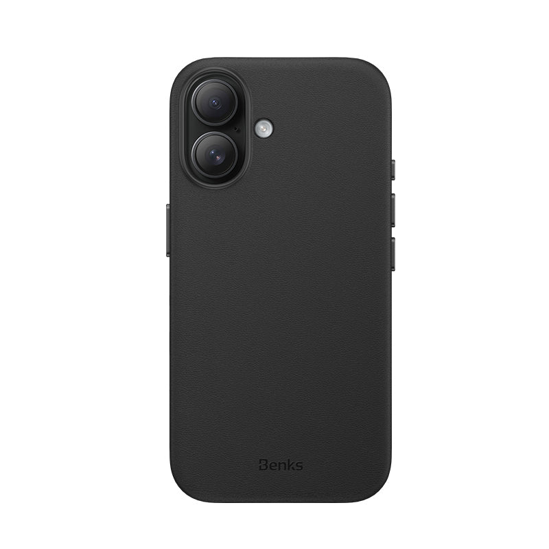 Benks VitaPro Serisi iPhone 16 Plus M-safe Çizilmeye Dayanıklı PU Deri Kılıf