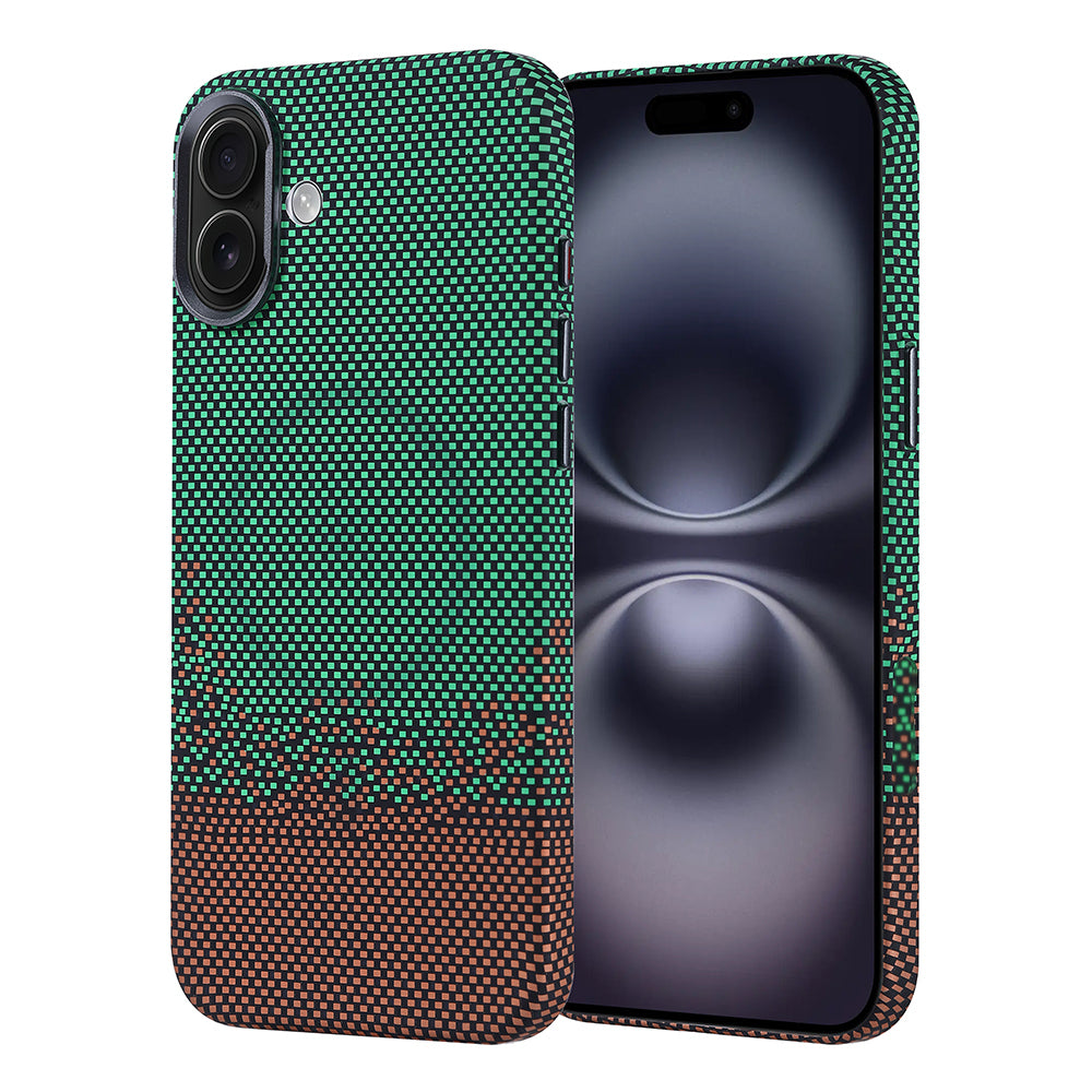 Cepax iPhone 16 Plus M-safe Şarj Özellikli Karbon Fiber Görünümlü Nekst Kılıf