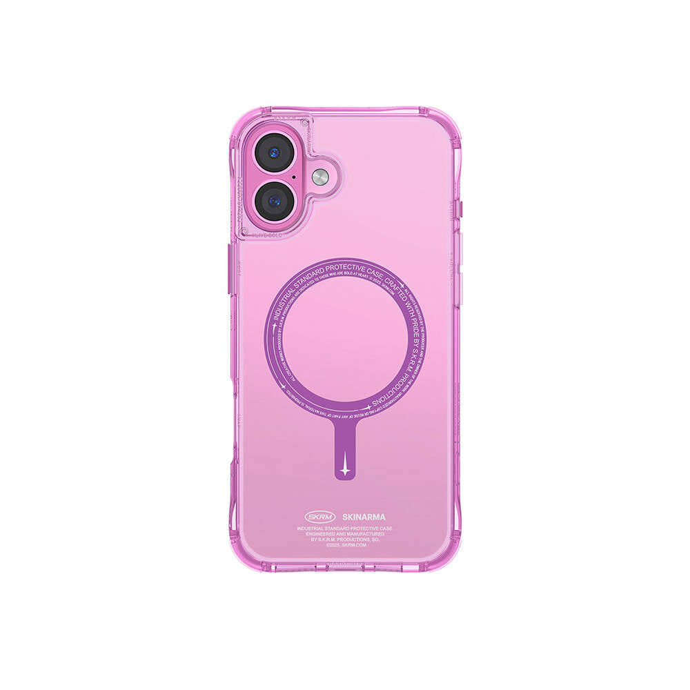 Skinarma Saido iPhone 16 Plus M-safe Şarj Özellikli Şeffaf Airbag Tasarımlı Kılıf