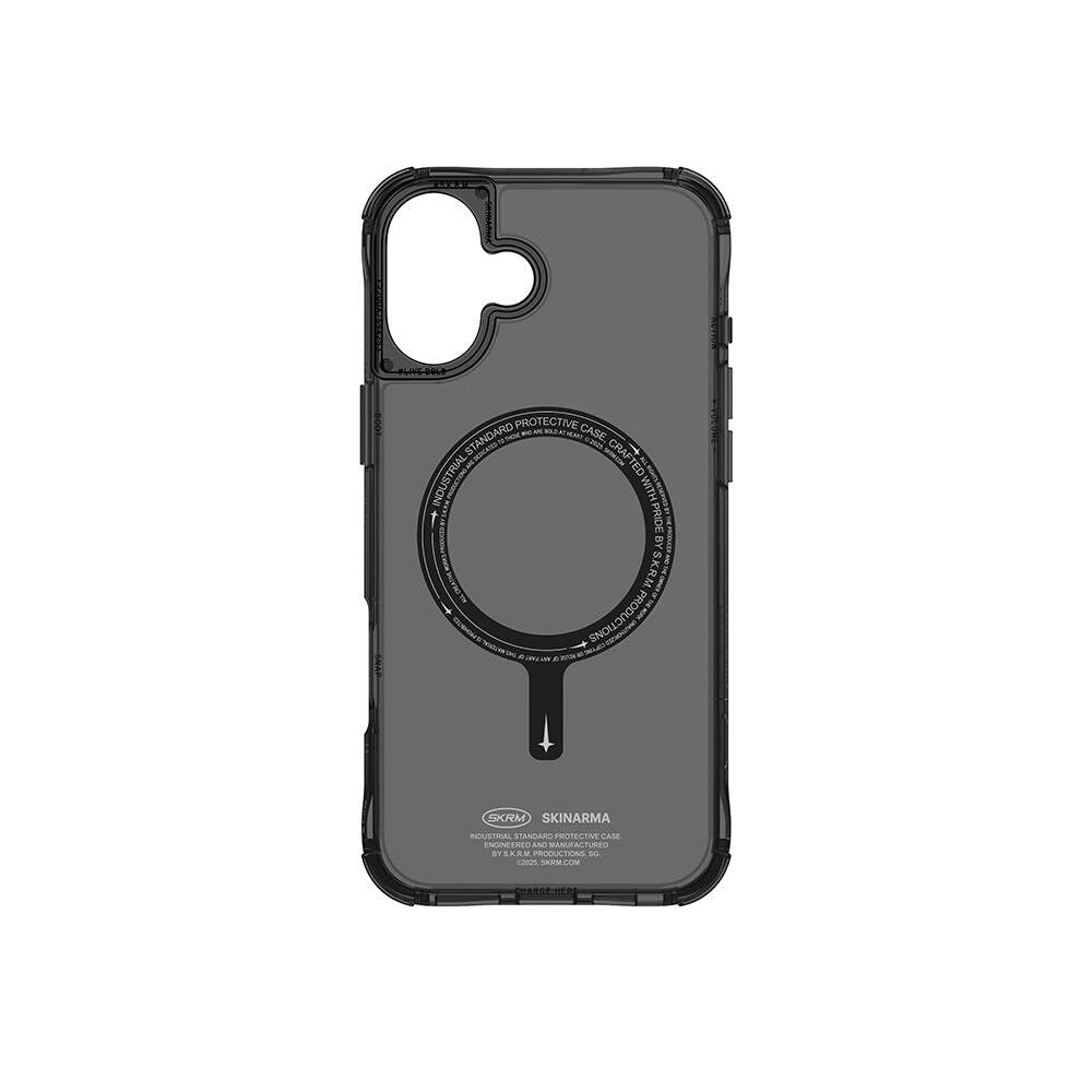 Skinarma Saido iPhone 16 Plus M-safe Şarj Özellikli Şeffaf Airbag Tasarımlı Kılıf