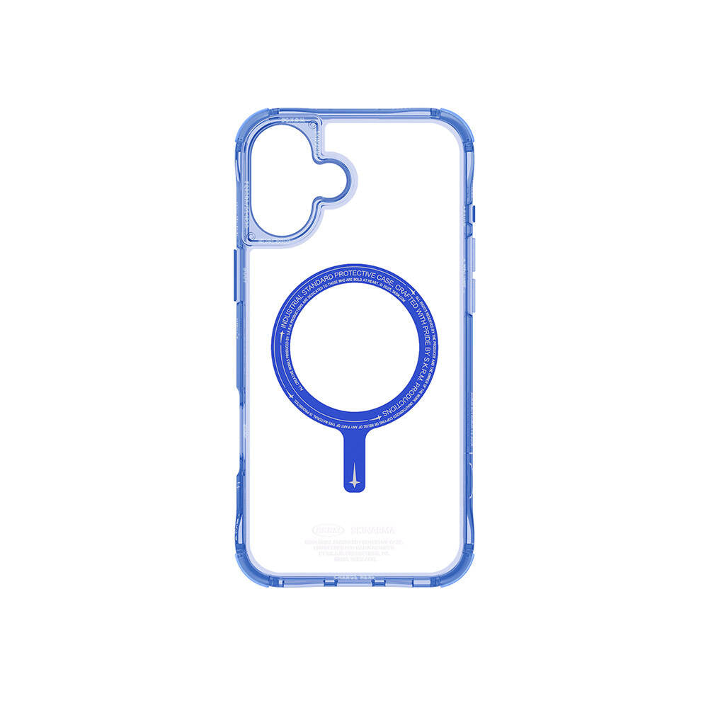 Skinarma Saido iPhone 16 Plus M-safe Şarj Özellikli Şeffaf Airbag Tasarımlı Kılıf