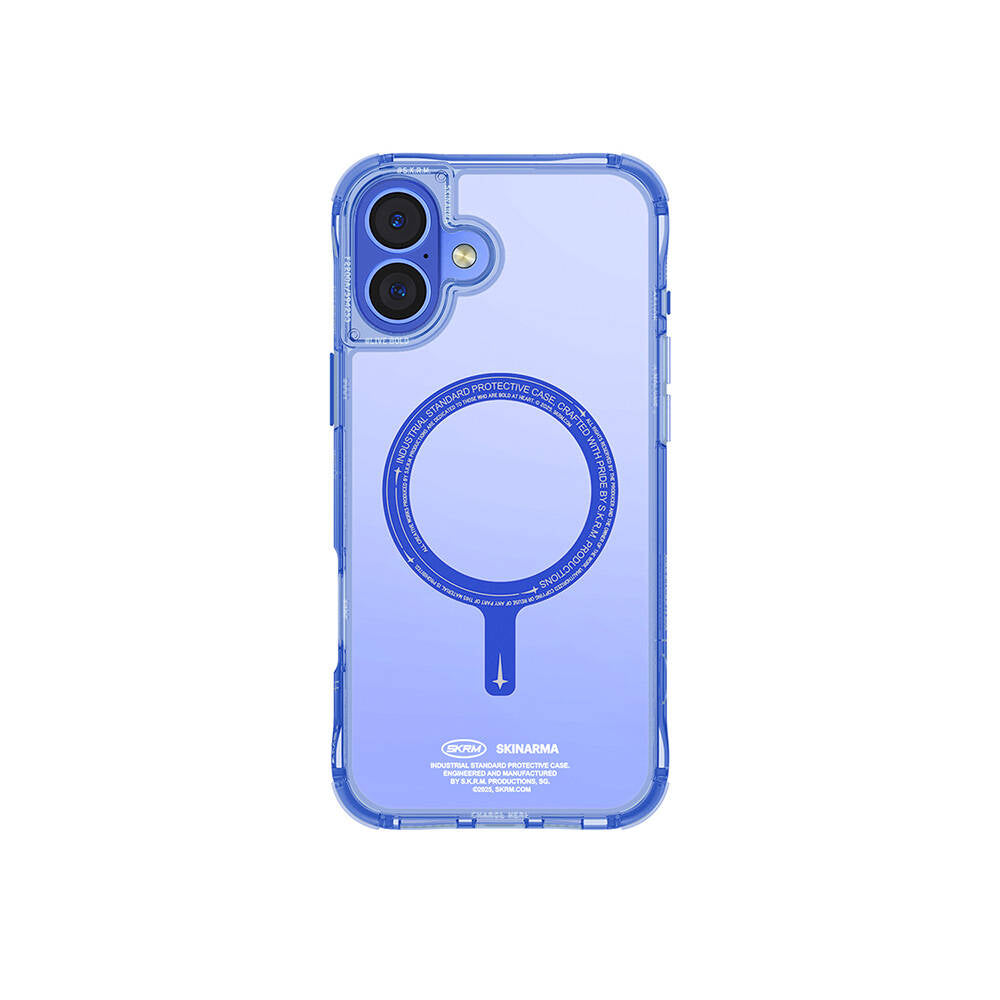 Skinarma Saido iPhone 16 Plus M-safe Şarj Özellikli Şeffaf Airbag Tasarımlı Kılıf