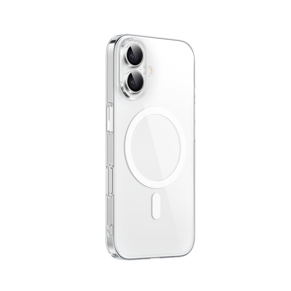Wiwu YXK-207 Invisible Pro iPhone 16 Plus M-safe Şarj Özellikli Sert PC Kılıf