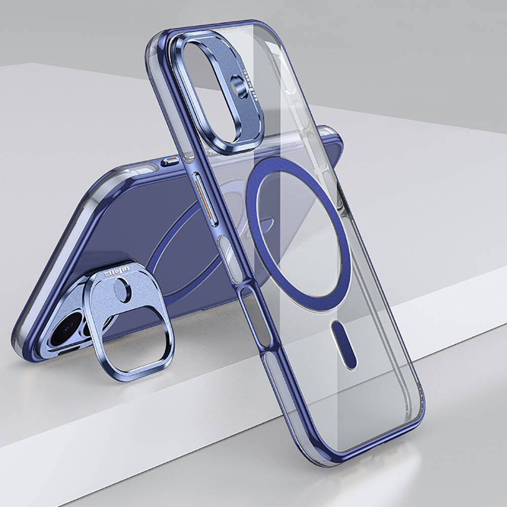 Wlons iPhone 16 Plus M-safe Şarj Özellikli Standlı Efsane Kılıf