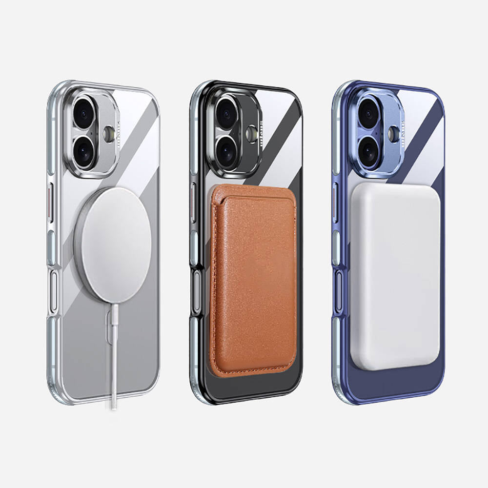 Wlons iPhone 16 Plus M-safe Şarj Özellikli Standlı Efsane Kılıf