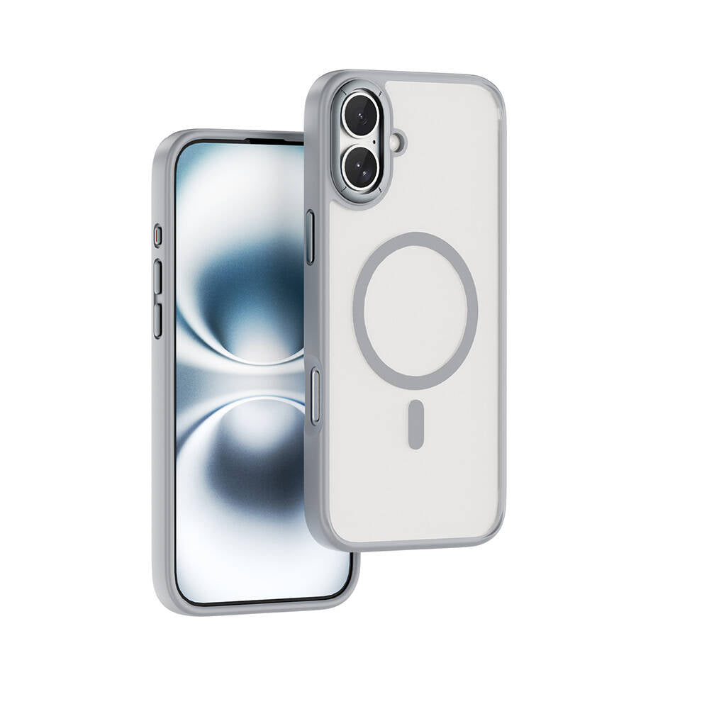 Wiwu FGG-012 ArmorPro Serisi iPhone 16 Plus M-safe Şarj Özellikli Parmak İzi Bırakmayan Kılıf