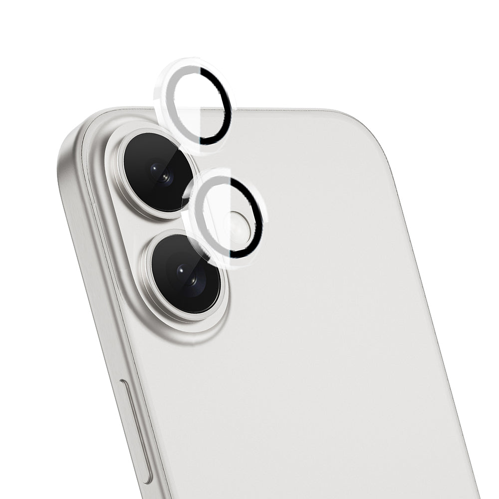 Wiwu LG-007 iPhone 16 Plus Lens Guard Oleofobik Anti Reflective Kamera Lens Koruyucu + Kolay Uygulama Aparatlı
