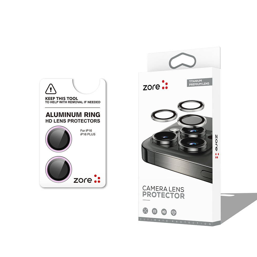 Cepax iPhone 16 Plus CL-12 Premium Safir Parmak İzi Bırakmayan Anti-Reflective Kamera Lens Koruyucu