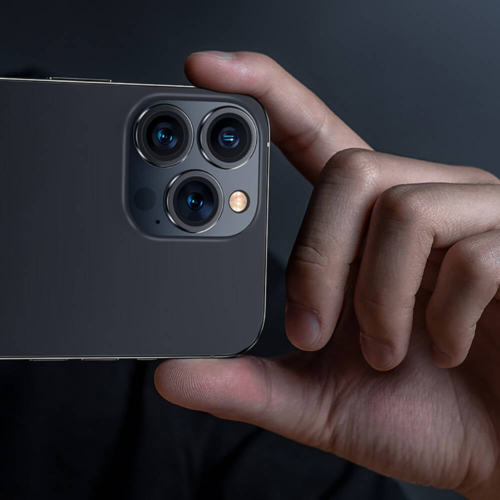 Benks iPhone 16 Pro DR Safir Kamera Lens Koruyucu