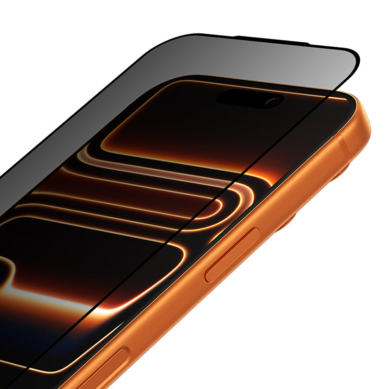 iPhone 16 Pro Benks Glass Warrior 2.0 EZFita Privacy Hayalet Cam Ekran Koruyucu + Kolay Uygulama Aparatı