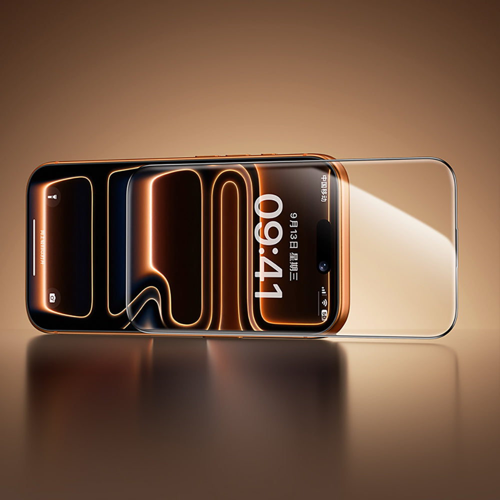iPhone 16 Pro Benks Glass Warrior 2.0 EZFita Privacy Hayalet Cam Ekran Koruyucu + Kolay Uygulama Aparatı
