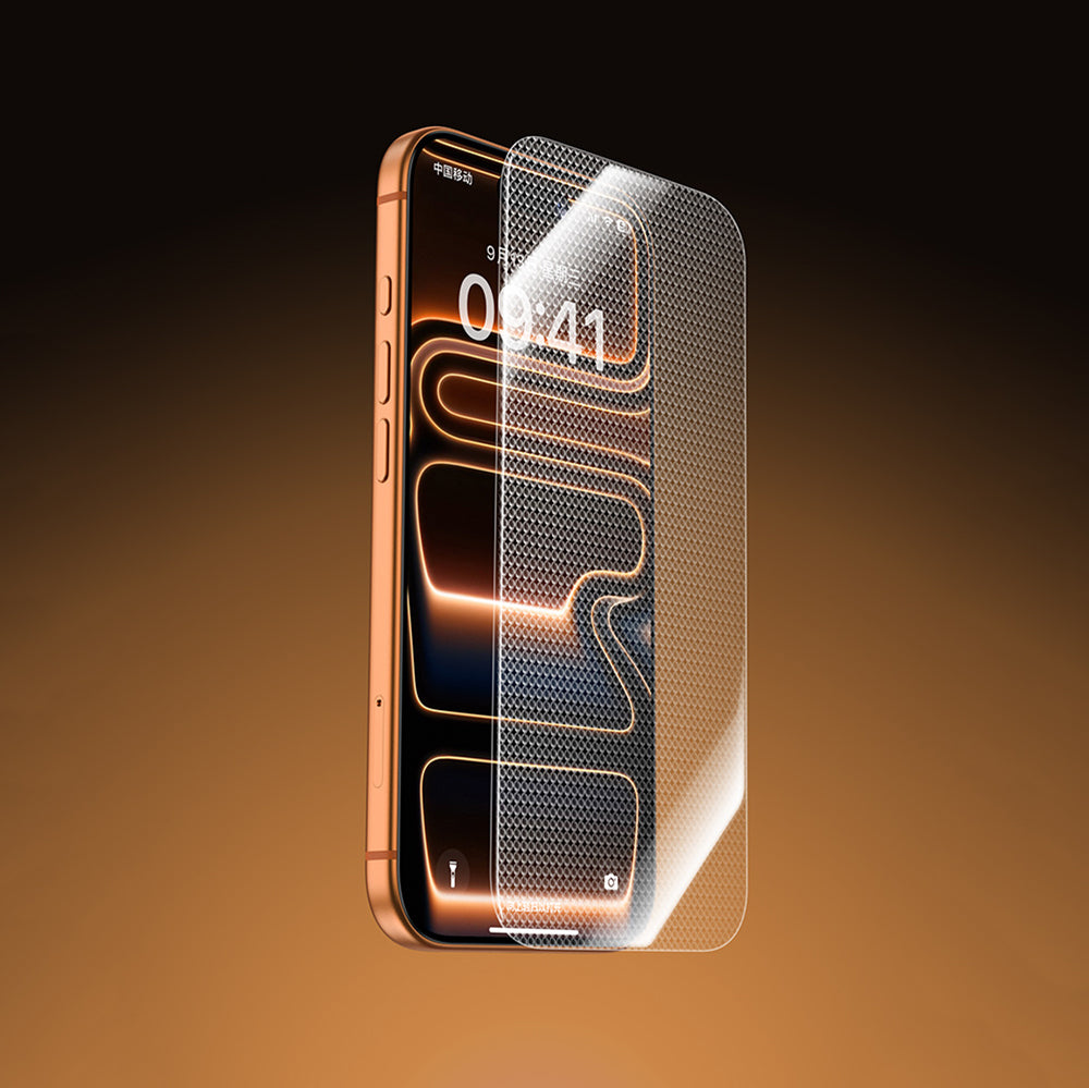 Benks Glass Warrior 2.0 EZFita iPhone 16 Pro Safir Cam Ekran Koruyucu + Kolay Uygulama Aparatı