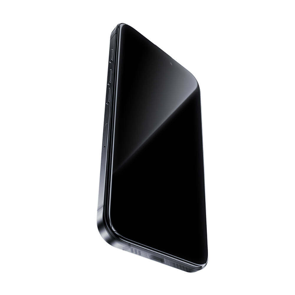 Benks Glass Warrior iPhone 16 Pro Safir Coating 0.9mm Kenarları Dayanıklaştırılmış Cam Ekran Koruyucu + Kolay Uygulama Aparatı