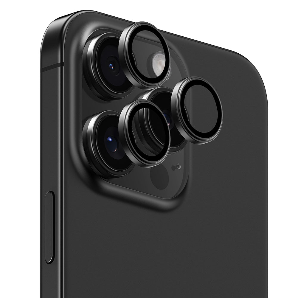 Benks iPhone 16 Pro Parlama Önleyici Glass Warrior Metal Kamera Lens Koruyucu