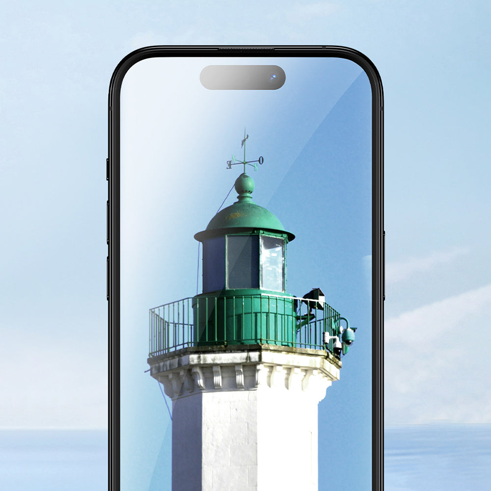 Benks iPhone 16 Pro Ultra İnce Kenarlı Ekran Koruyucu + Kolay Uygulama Aparatlı
