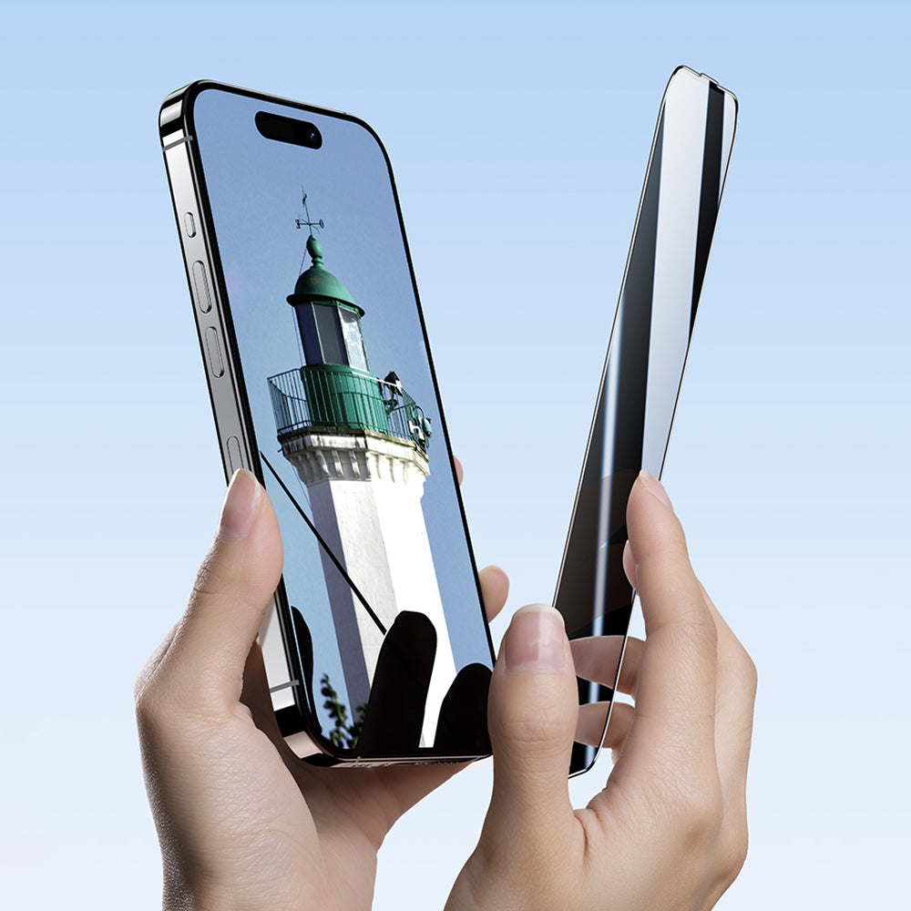 Benks iPhone 16 Pro Ultra İnce Kenarlı Ekran Koruyucu + Kolay Uygulama Aparatlı