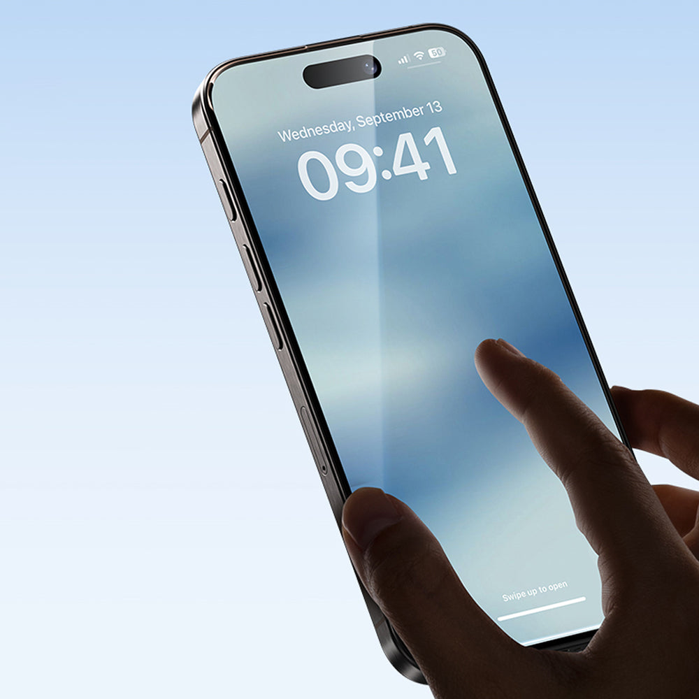 Benks iPhone 16 Pro Ultra İnce Kenarlı Ekran Koruyucu + Kolay Uygulama Aparatlı