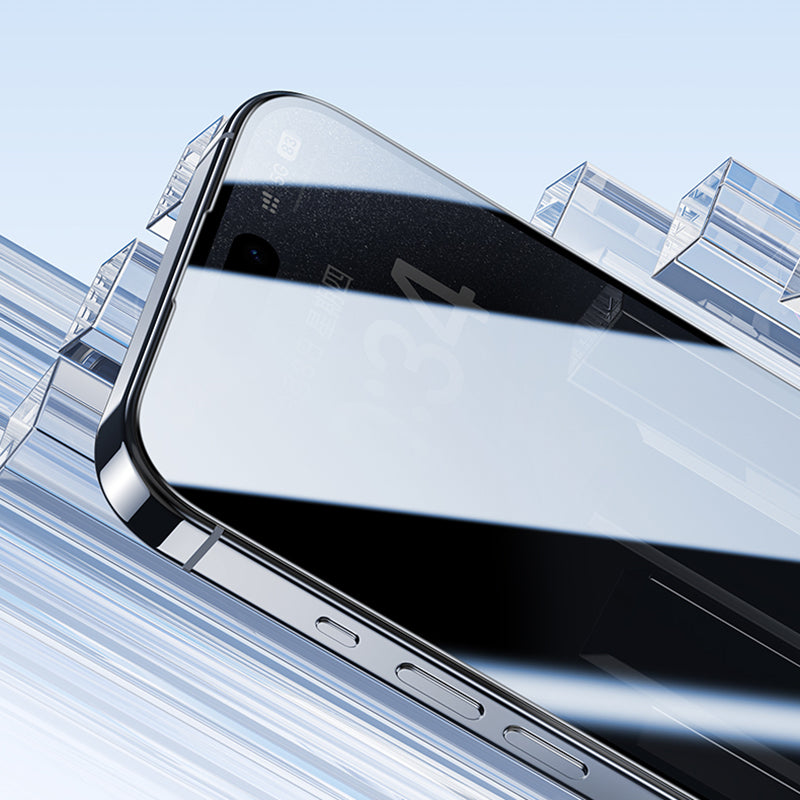 Benks iPhone 16 Pro Ultra İnce Kenarlı Privacy Hayalet Ekran Koruyucu + Kolay Uygulama Aparatlı