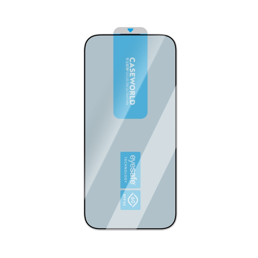 CaseWorld EyeGuard Serisi iPhone 16 Pro 2.5D Eyesafe Teknolojili Cam Ekran Koruyucu