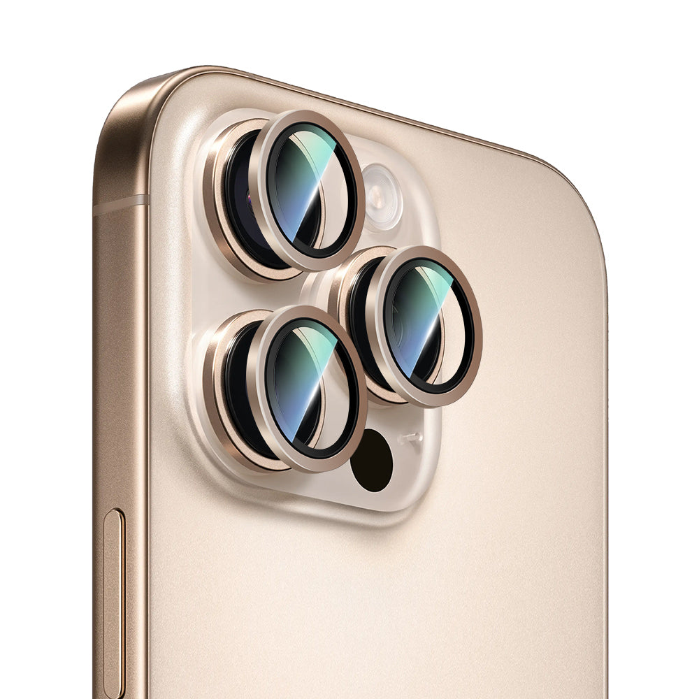 CaseWorld Sapphire Serisi iPhone 16 Pro Anti Reflective Lens Koruyucu
