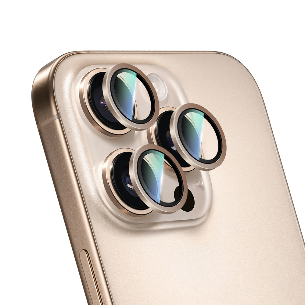 CaseWorld Sapphire Serisi iPhone 16 Pro Anti Reflective Lens Koruyucu