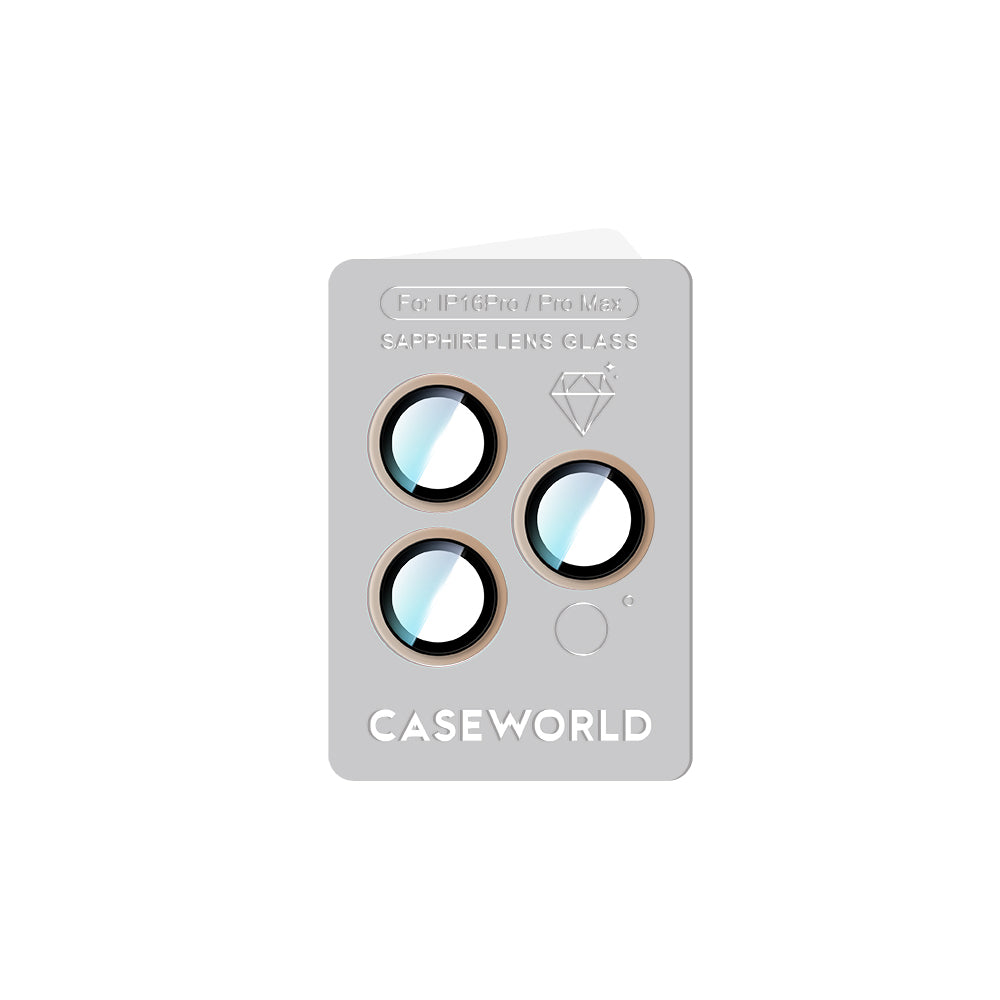 CaseWorld Sapphire Serisi iPhone 16 Pro Anti Reflective Lens Koruyucu