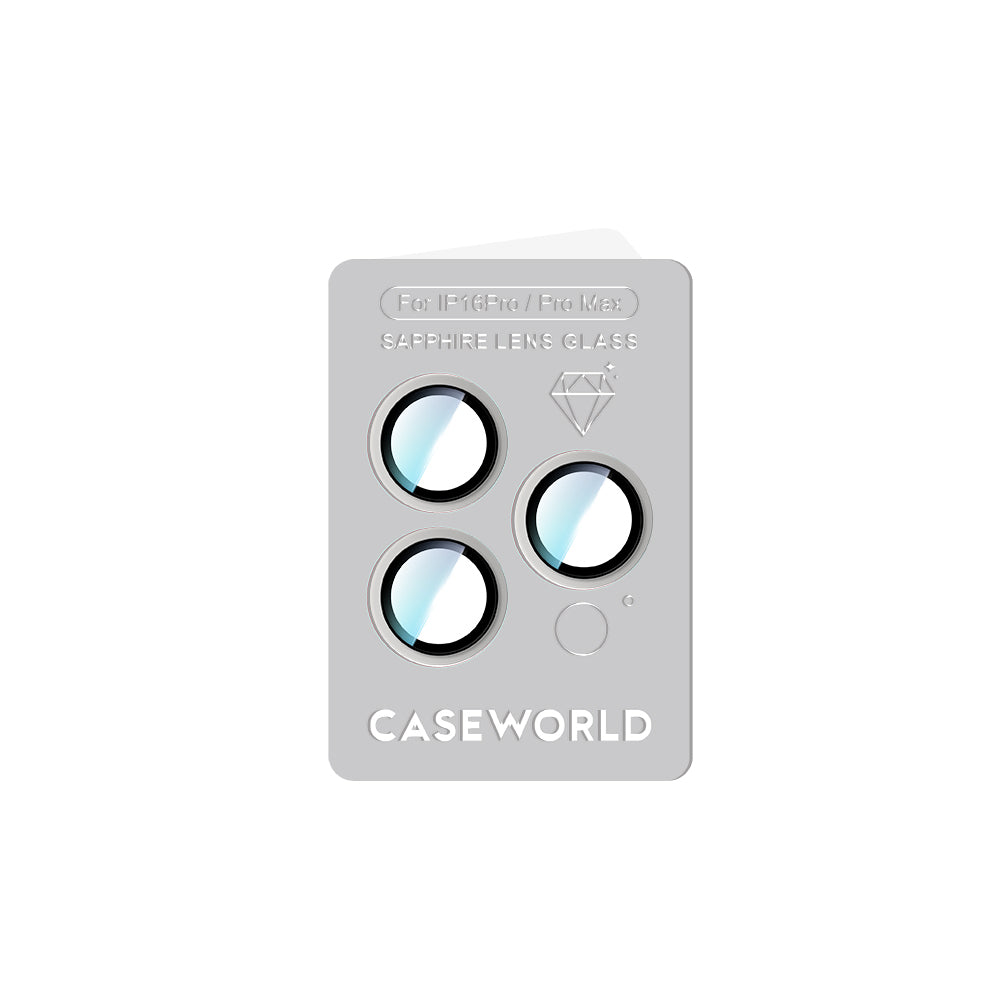 CaseWorld Sapphire Serisi iPhone 16 Pro Anti Reflective Lens Koruyucu