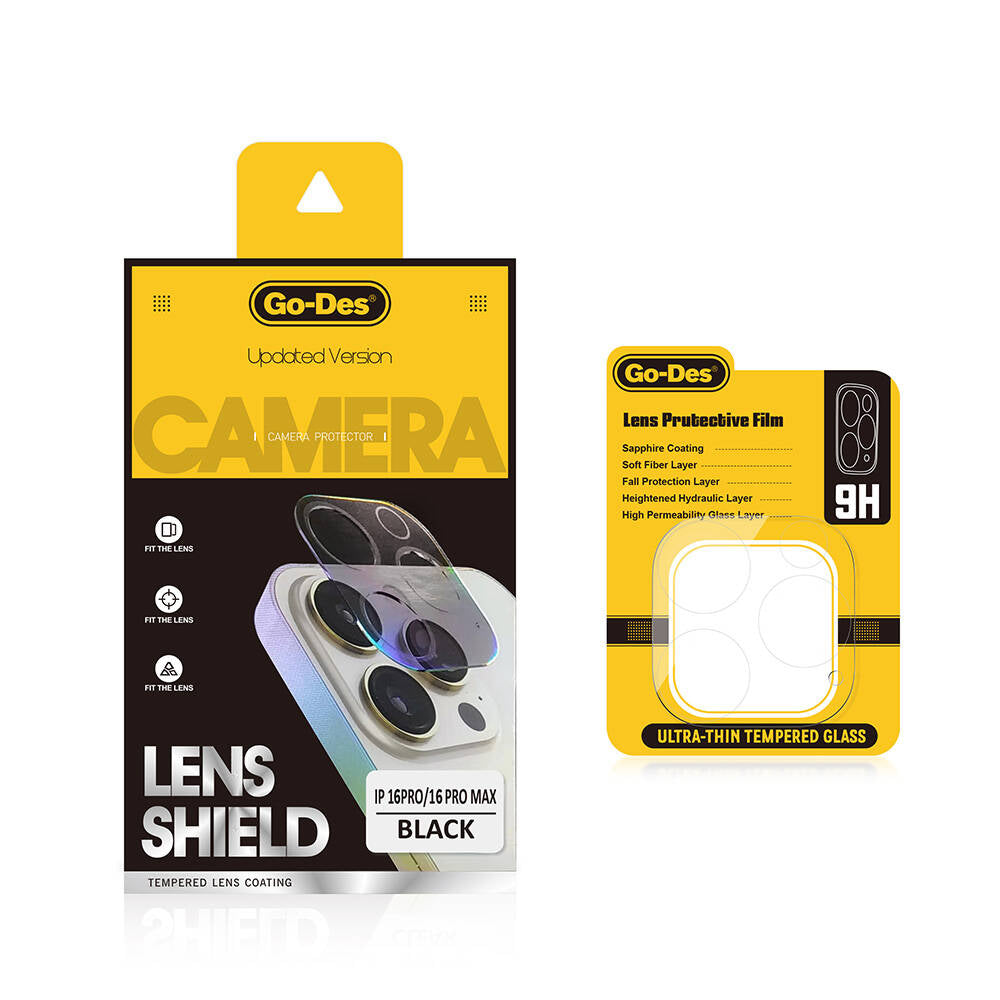 Go Des Lens Shield CL-17 iPhone 16 Pro Kamera Lens Koruyucu