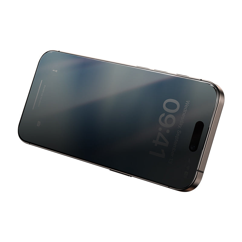 Benks iPhone 16 Pro Hidrofobik Ve Oleofobik Özellikli 0.3mm Privacy Air Shield Ekran Koruyucu