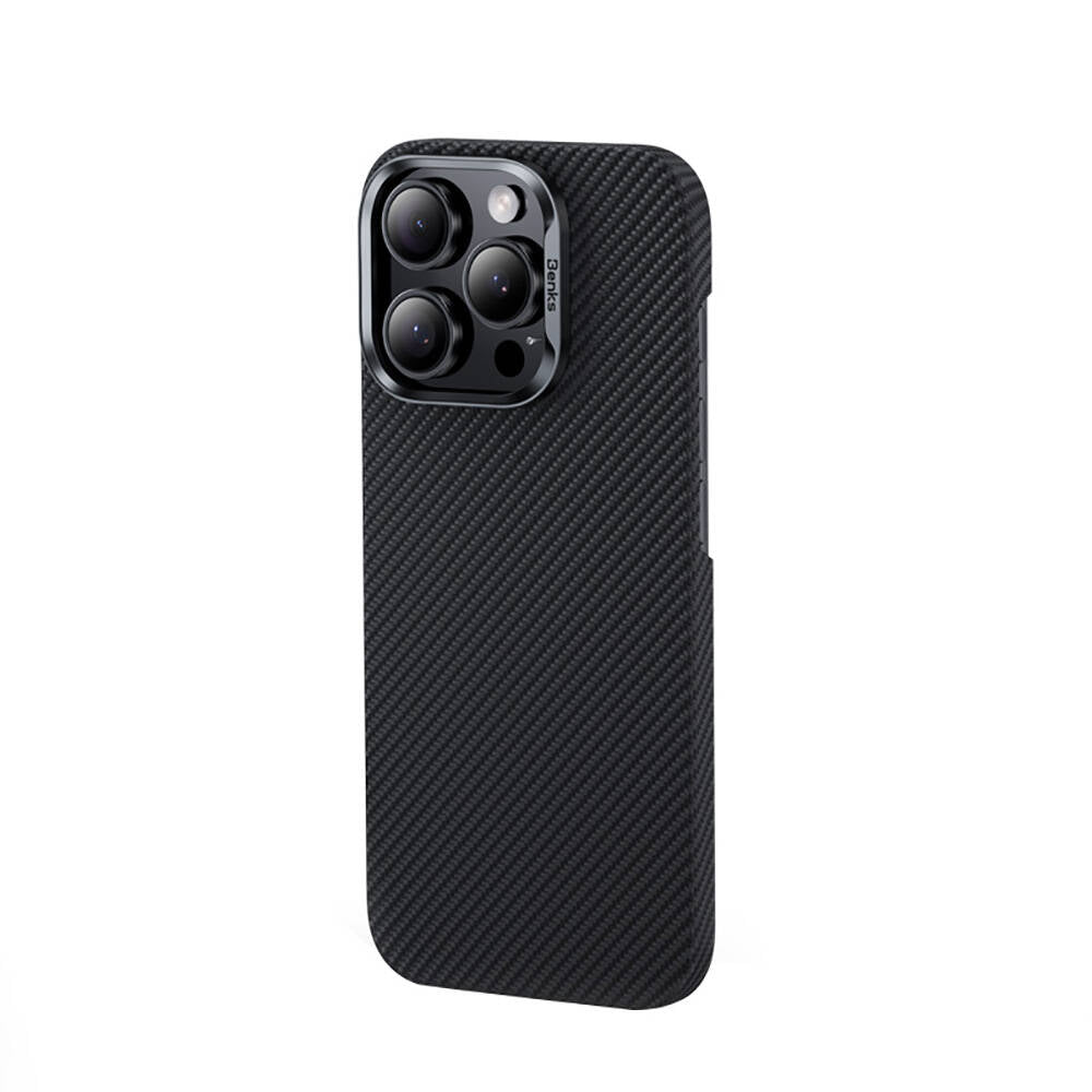 Benks ArmorAir 600D iPhone 16 Pro M-safe Şarj Özellikli Magnetik Kevlar Fiber Kılıf