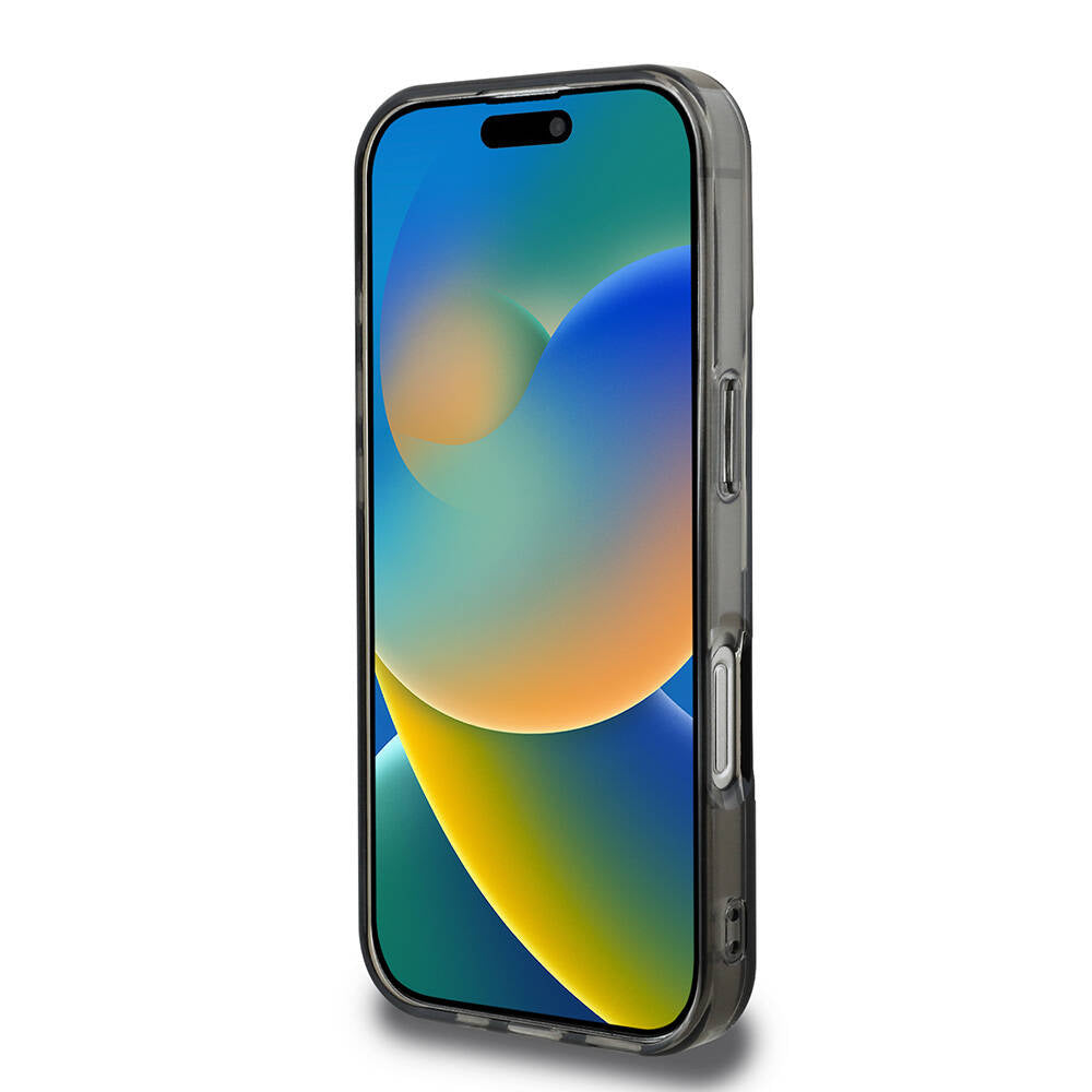 BMW iPhone 16 Pro Orjinal Lisanslı M Logolu Üç Renk Çizgili Motorsport Vertical Stripe Telefon Kılıfı