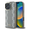 DKNY iPhone 16 Pro Orjinal Lisanslı M-safe Şarj Özellikli 3D Yazılı Checkered Pattern Kılıf