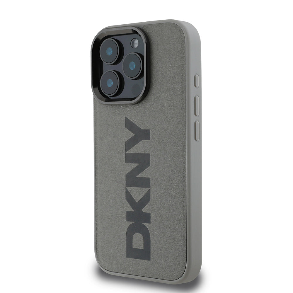 DKNY iPhone 16 Pro Orjinal Lisanslı M-safe Şarj Özellikli PU Deri Plain Kılıf