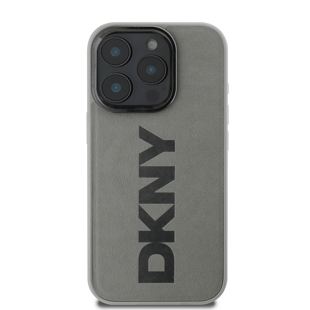 DKNY iPhone 16 Pro Orjinal Lisanslı M-safe Şarj Özellikli PU Deri Plain Kılıf