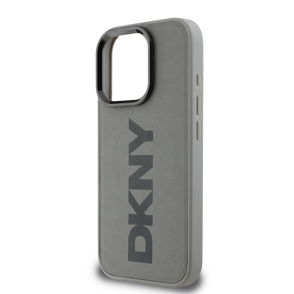 DKNY iPhone 16 Pro Orjinal Lisanslı M-safe Şarj Özellikli PU Deri Plain Kılıf