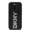 DKNY iPhone 16 Pro Orjinal Lisanslı Taşlı Yazılı Metalik Rhinestones PU Deri Kılıf