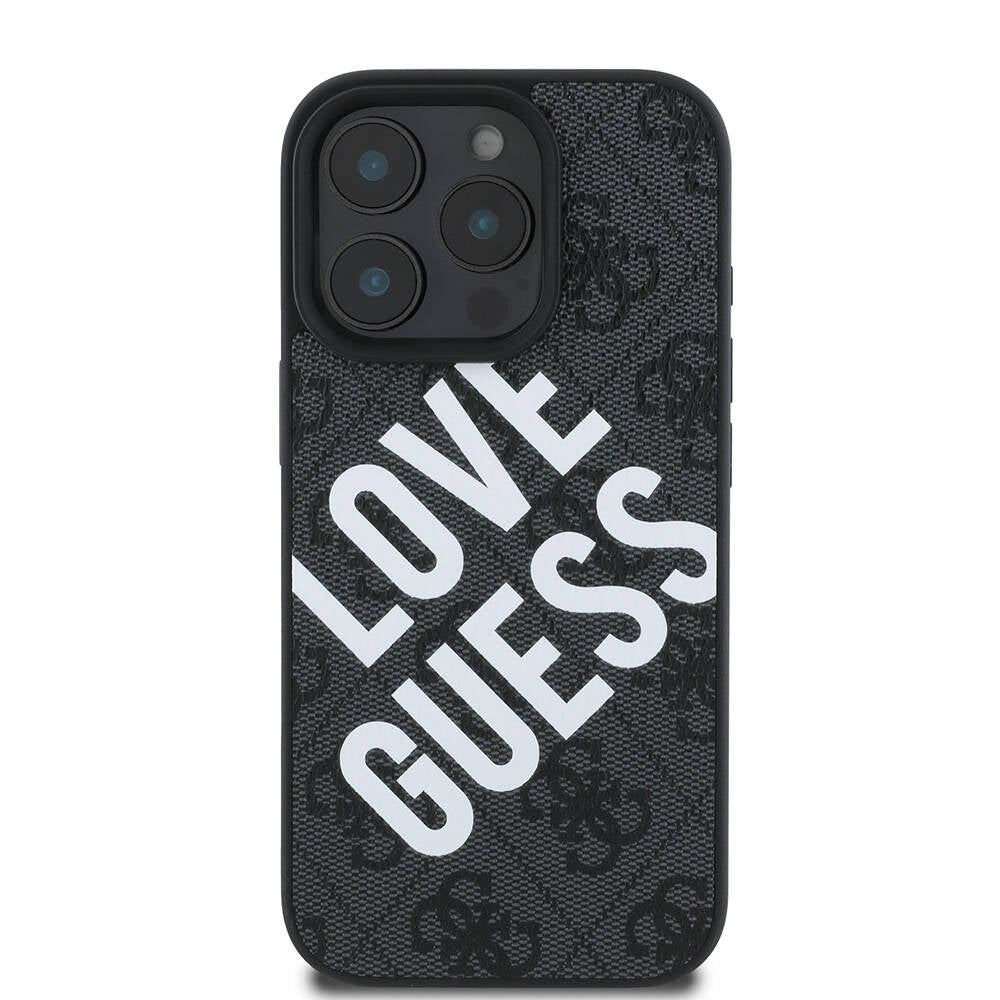 Apple iPhone 16 Pro Kılıf Guess Orjinal Lisanslı Big Love Guess Kapak