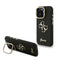 Guess iPhone 16 Pro Orjinal Lisanslı Grained Yazı Logolu Kamera Standlı Kılıf