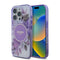 Guess iPhone 16 Pro Orjinal Lisanslı Magsafe Şarj Özellikli Flower Tonal Circle Telefon Kılıfı
