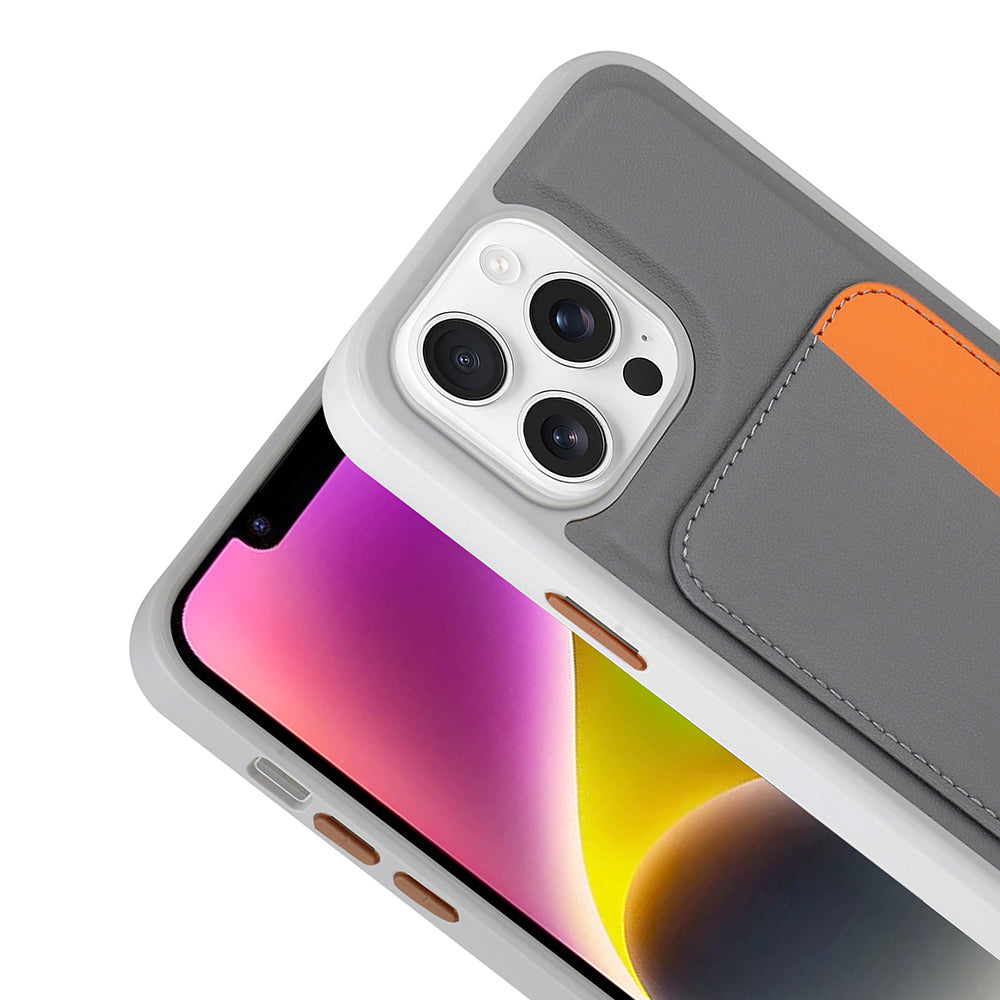 Cepax iPhone 16 Pro X-Kart Kartlıklı Silikon Telefon Kılıfı