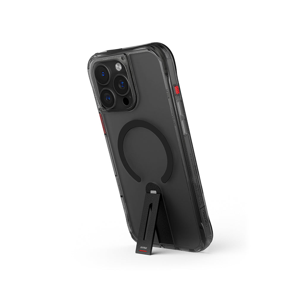 Skinarma Helix iPhone 16 Pro Magsafe Şarj Özellikli 360 Derece Dönebilen Standlı Kılıf