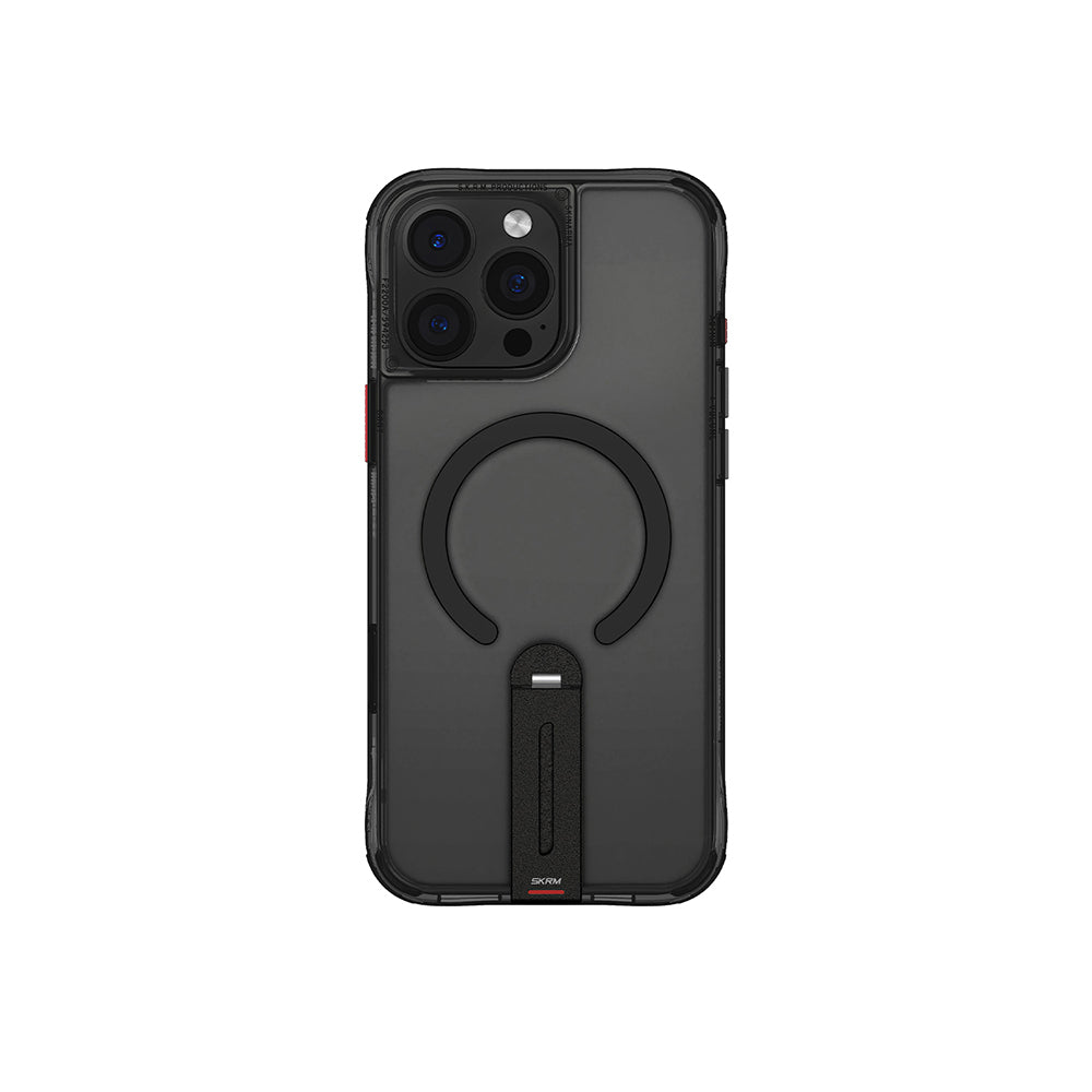 Skinarma Helix iPhone 16 Pro Magsafe Şarj Özellikli 360 Derece Dönebilen Standlı Kılıf
