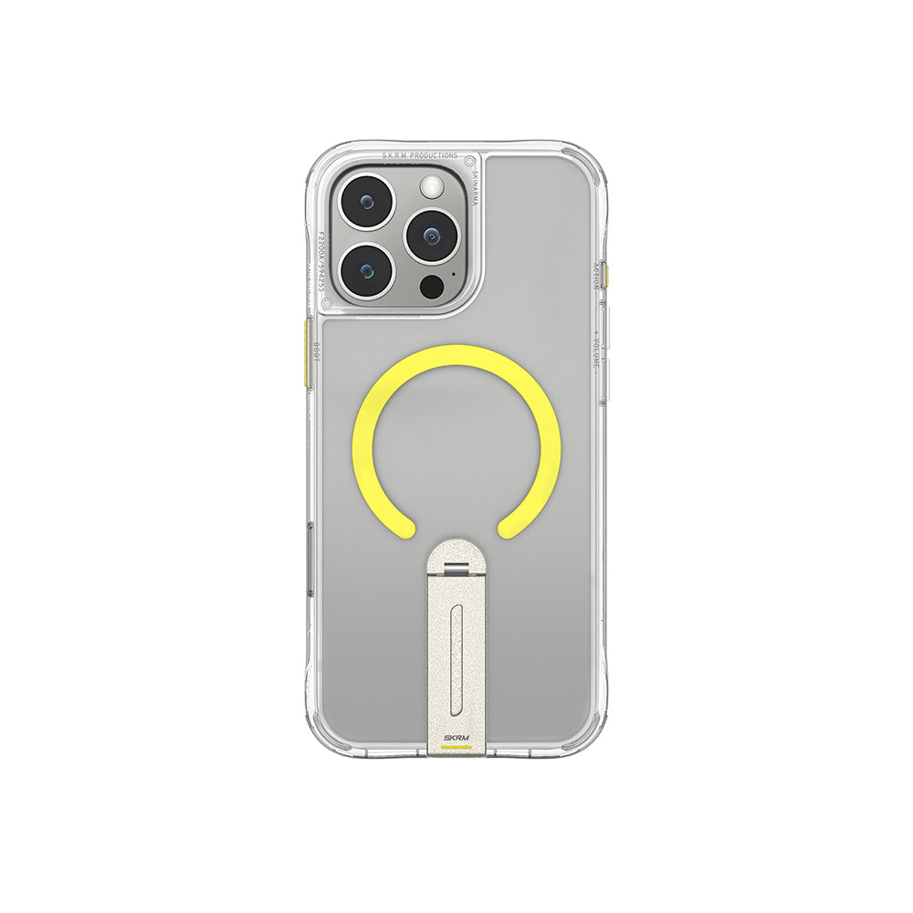 Skinarma Helix iPhone 16 Pro Magsafe Şarj Özellikli 360 Derece Dönebilen Standlı Kılıf