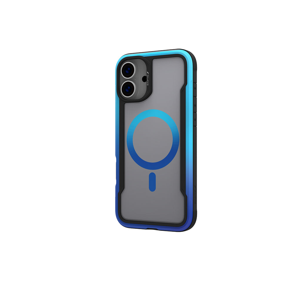 Raptic Shield 2.0 Serisi iPhone 16 Pro M-safe Şarj Özellikli Airbagli Şeffaf Arka Yüzey Kılıf